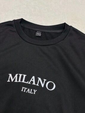 SHEIN Black Milano Italy Graphic Sweater